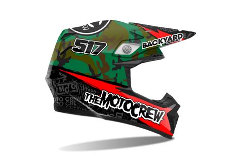 backyard designs motocross|backyard designs helmet graphics.